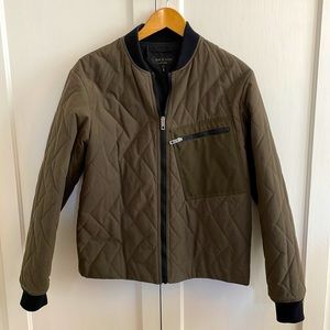 Rag & Bone mens quilted bomber jacket